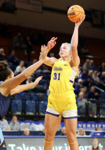 Women’s college basketball: Brooklyn Meyer named Summit League Performer of the Week