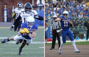 College football: Jackrabbits Jadon Janke, Mark Gronowski share MVFC award