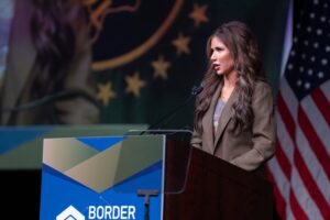 Was Noem against federalizing the National Guard under Biden?