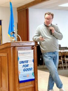 Rotary Club News: From stage to table — theater prof shows art of charcuterie