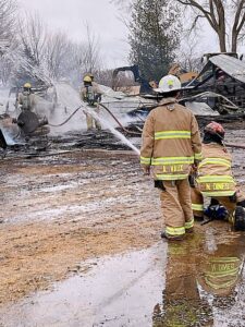 Picking up the pieces after the fire: David and Kristina Bauer lost cats, but plan to rebuild