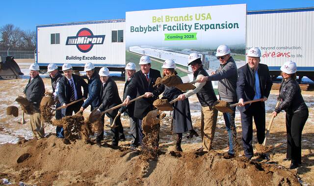 The groundbreaking ceremony for Bel Brands USAs plant expansion in Brookings took place March 11. The multi-year project is expected to finish in early 2028.
                                 Mondell Keck/Brookings Register