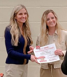 Dakota Prairie educator Autumn Peterson receives BEST Award