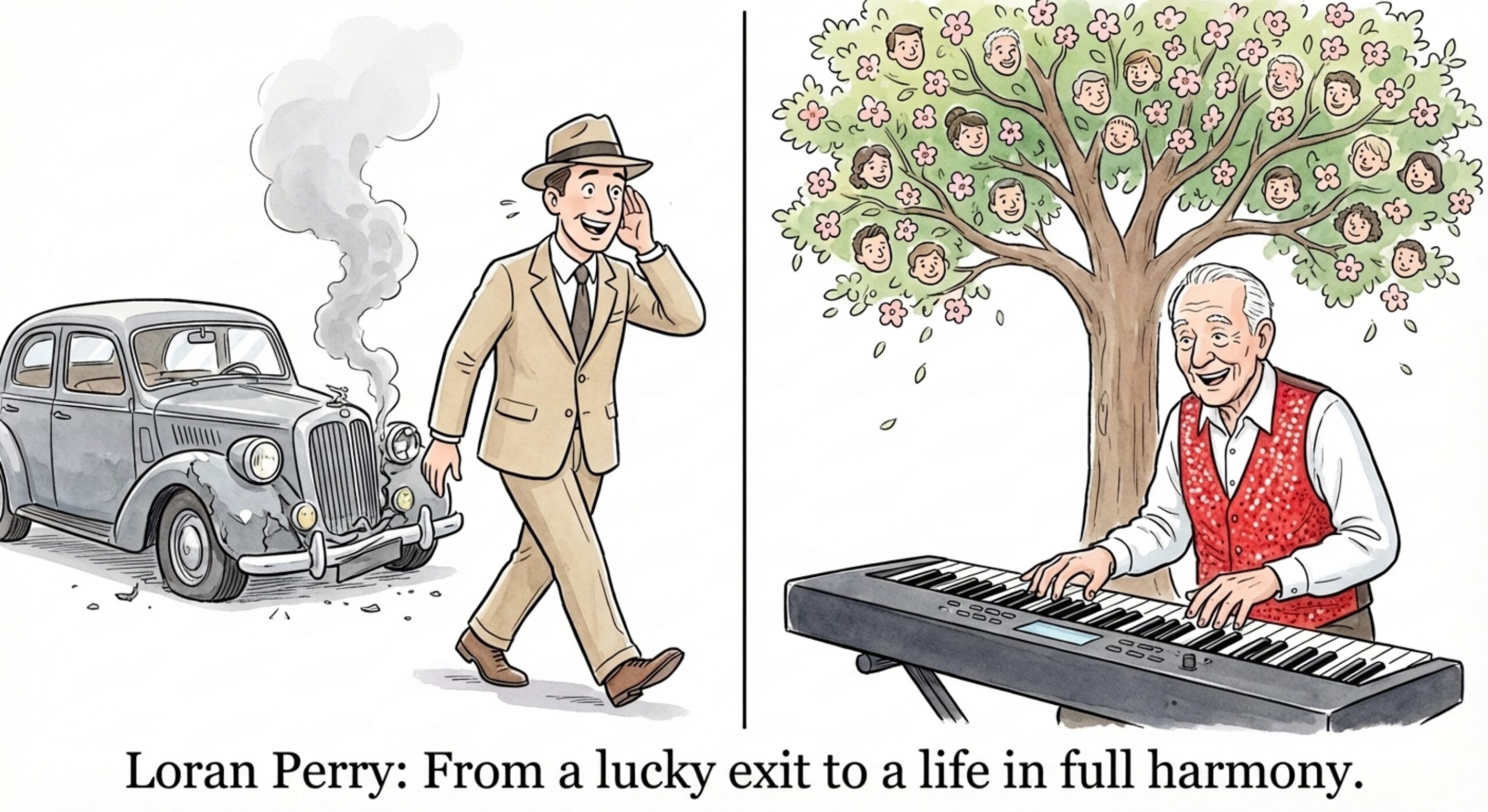 Editorial cartoon: Loran Perry, a life lived well