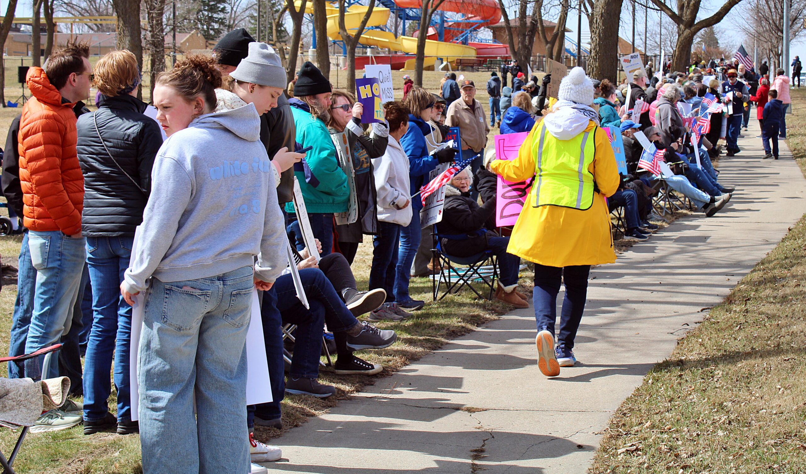 Photo gallery: No Kings rally draws hundreds in Brookings