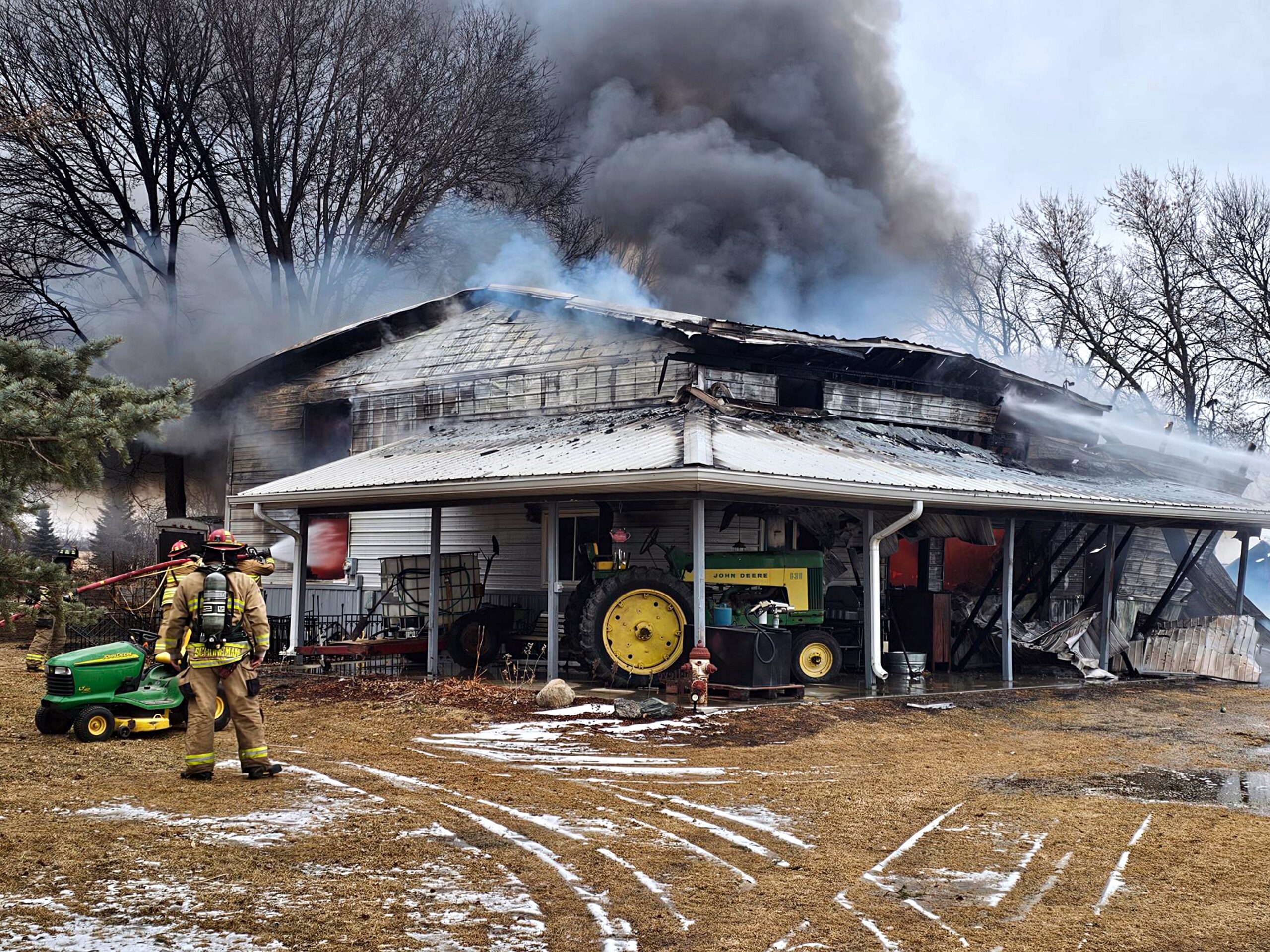 Machine shop a total loss in blaze near Brookings