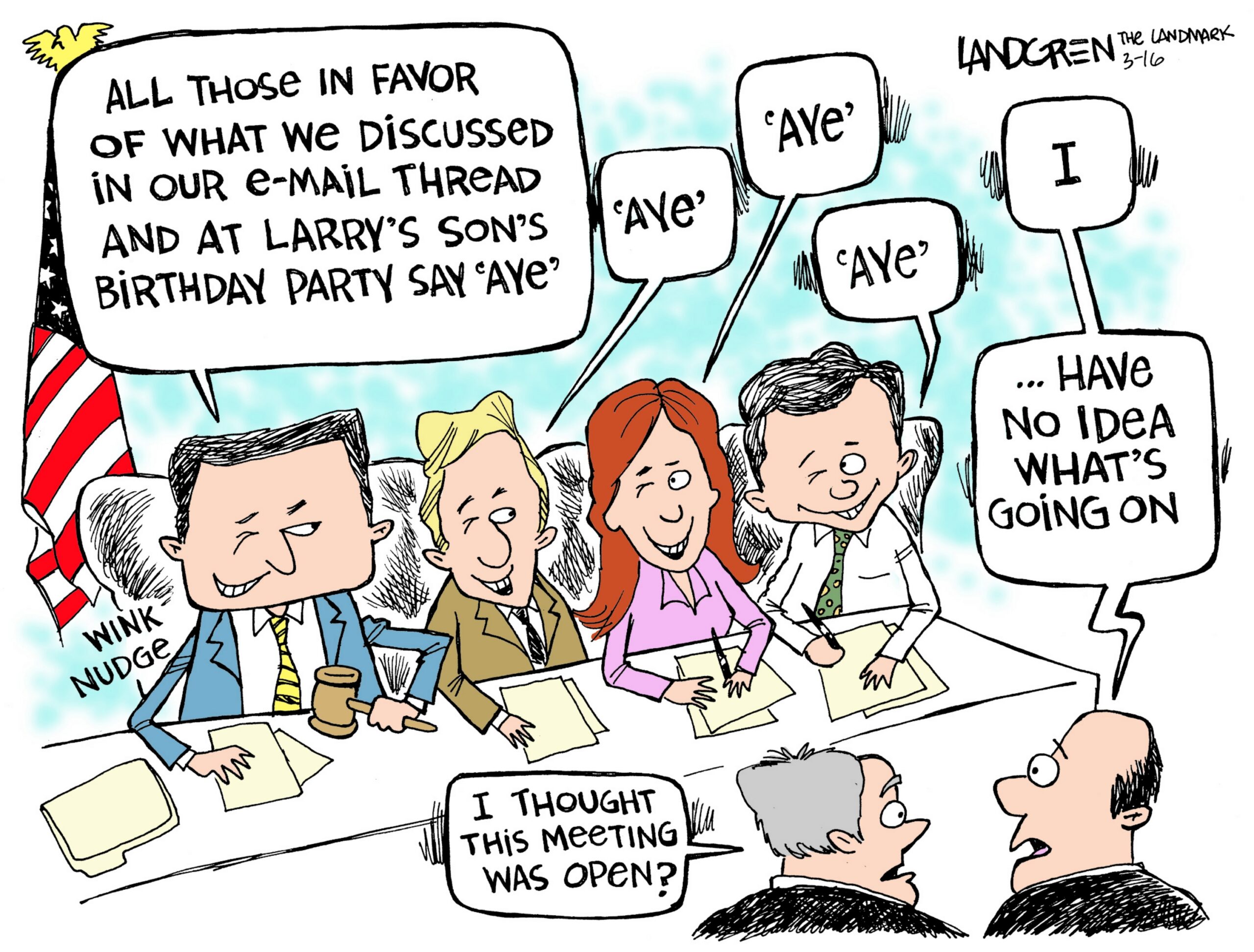 Editorial cartoon: Sunshine Week, government and you