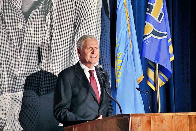 Author Jon Meacham was the star attraction during the Daschle Dialogues on April 7 in Brookings.
