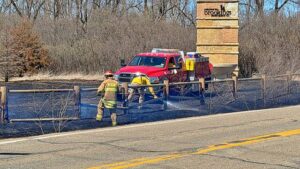 Grass fire burns area of Dakota Nature Park in Brookings