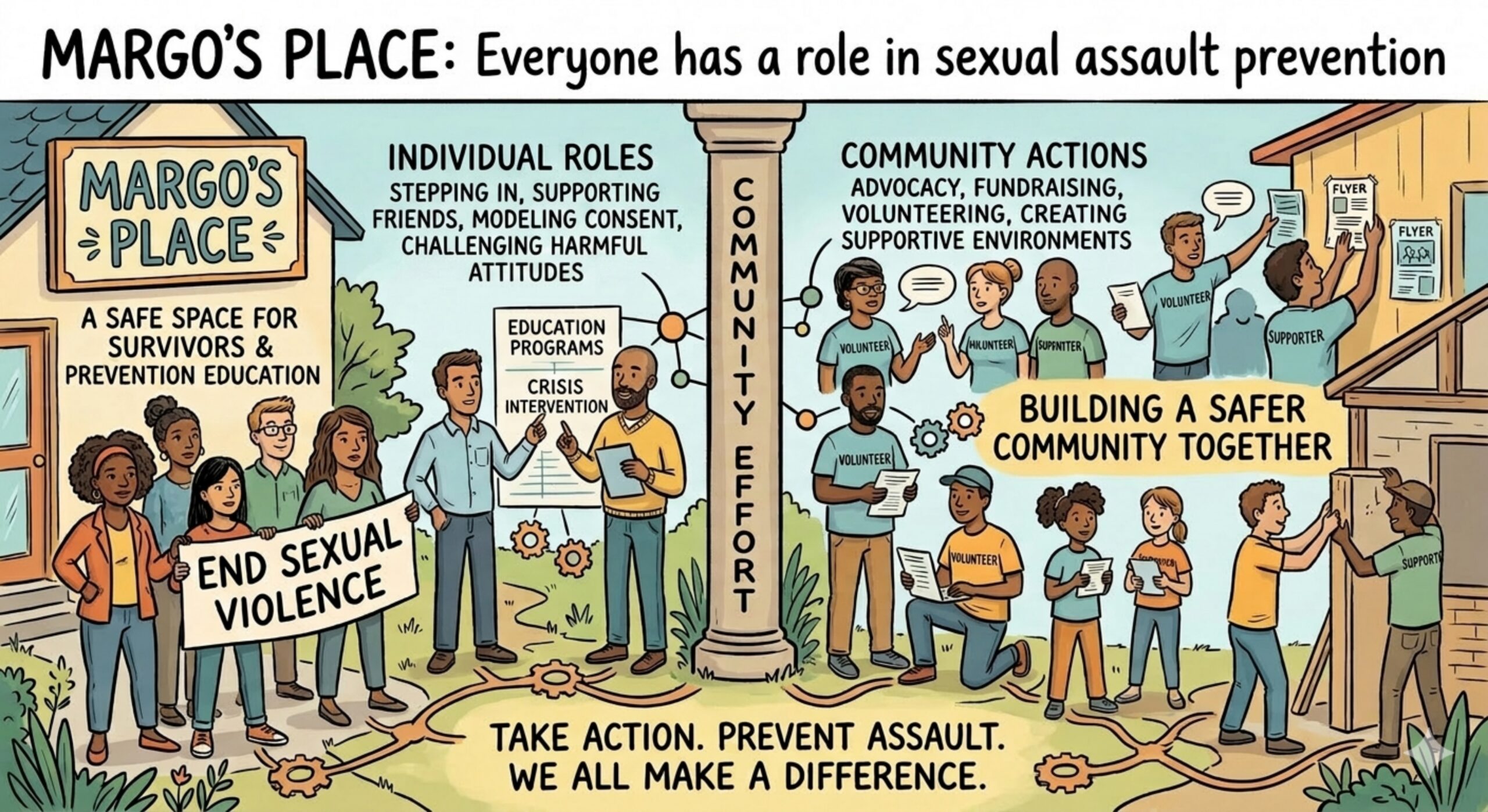 Editorial cartoon: The importance of Margo’s Place, community