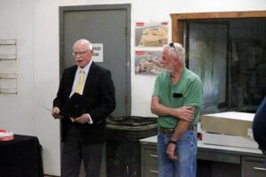 Bowes Construction honors retiring employee Donald Bingham