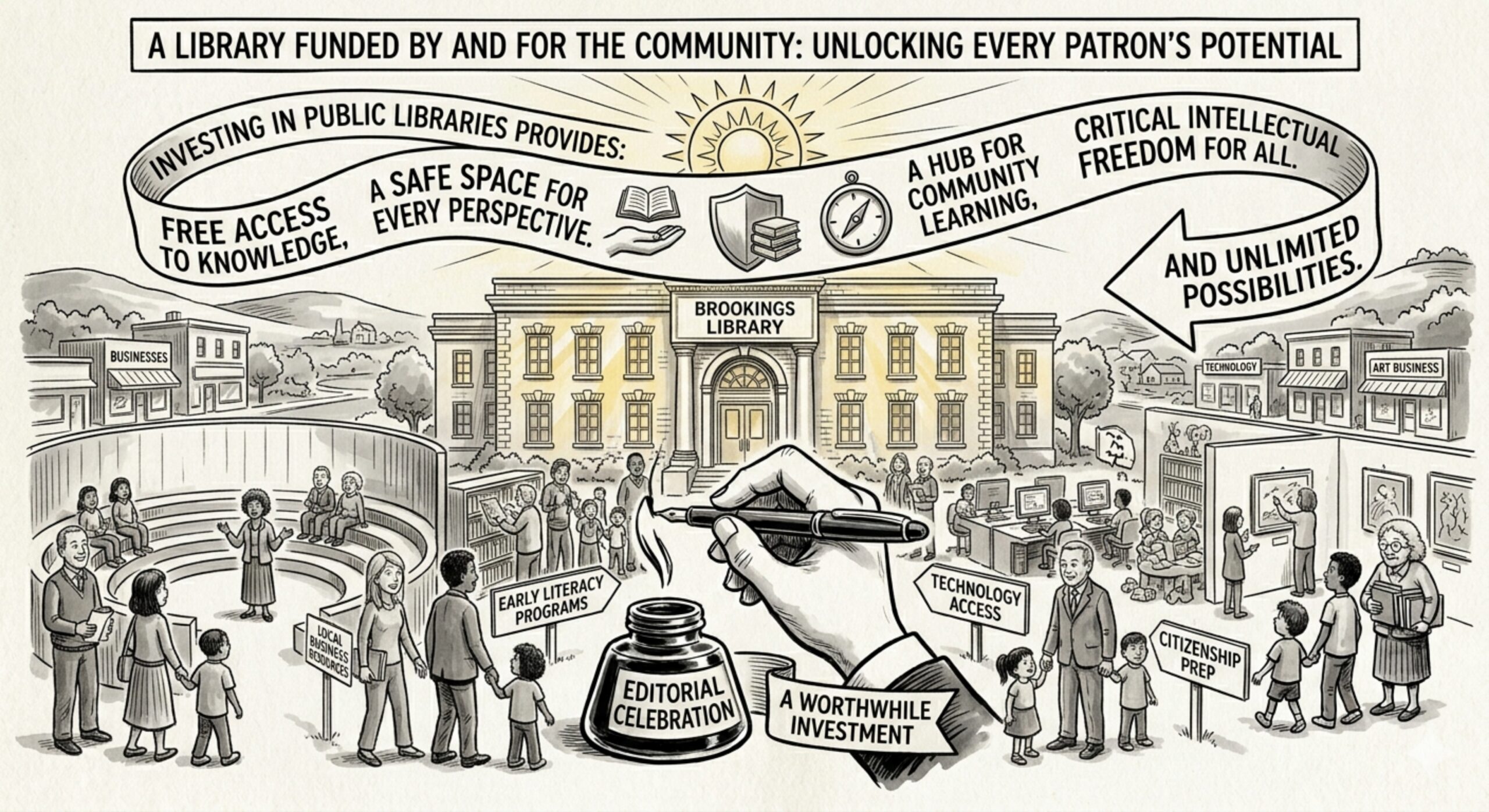 Editorial cartoon: The importance of libraries