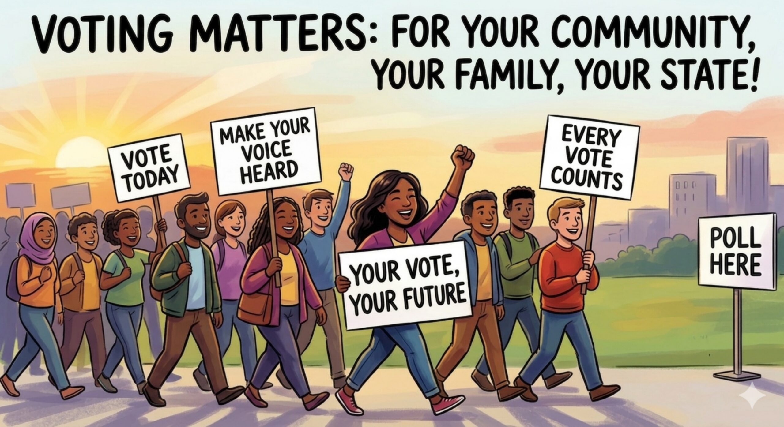 Editorial cartoon: Your vote really does matter