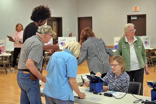 The Brookings Activity Center was living up to its name on June 2 as it served as a voting site for the June 2 primary election.
