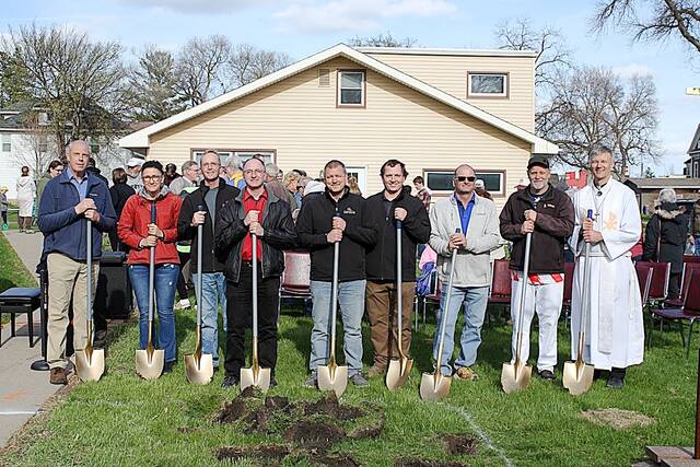 In early May, church officials held a ground-breaking ceremony for the Mount Calvary Lutheran expansion project.