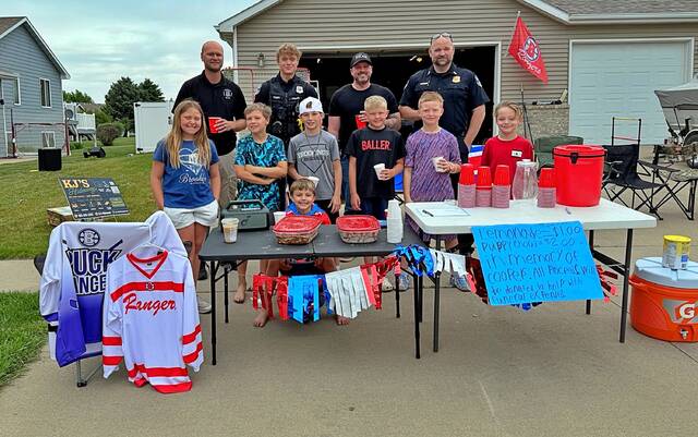 A lemonade stand on May 29 in Brookings raised thousands of dollars for the family of the late Cooper Deatherage.
                                 Courtesy photo