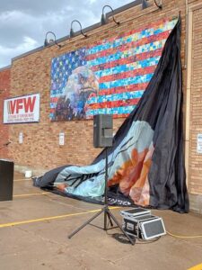 Patriotic display: Mural unveiling in downtown Brookings honors nation’s 250th anniversary
